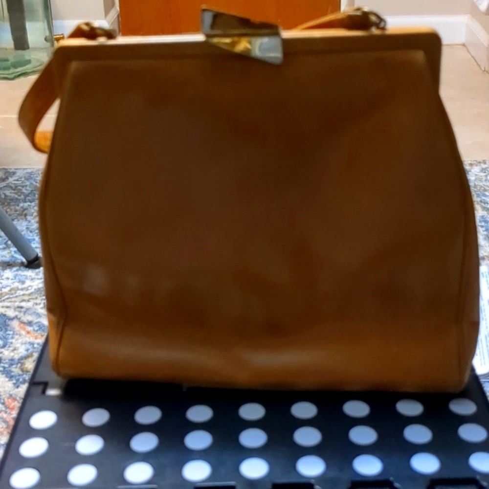 Tan handbag